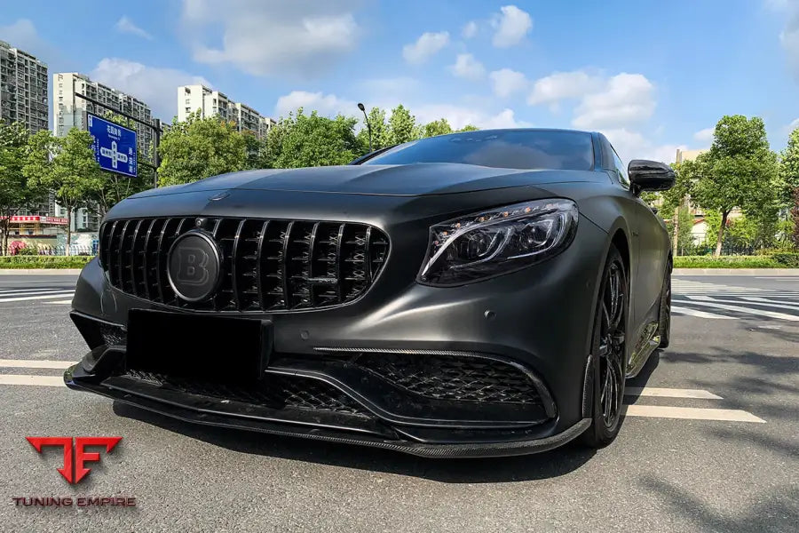 MERCEDES-BENZ C217 S63 S65 AMG COUPE BKSS STYLE CARBON FIBER FRONT LIP BSD