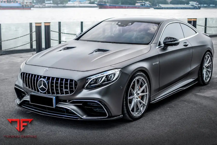 MERCEDES-BENZ C217 S63 & S65 AMG COUPE BKSS STYLE CARBON FIBER FRONT LIP BSD