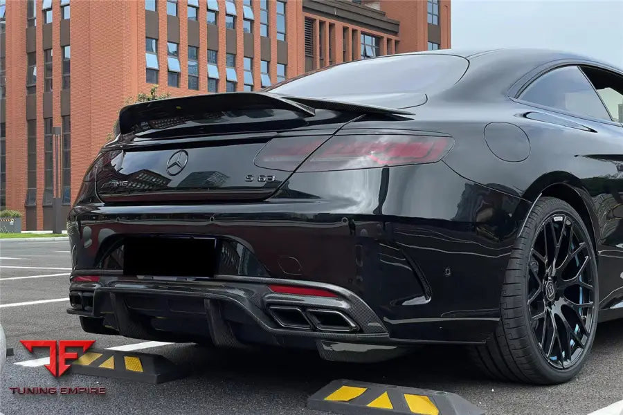 MERCEDES-BENZ C217 S63 & S65 AMG COUPE BKSS STYLE CARBON FIBER REAR DIFFUSER BSD
