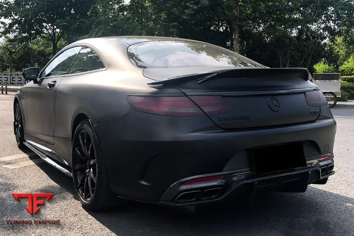 MERCEDES-BENZ C217 S63 & S65 AMG COUPE BKSS STYLE CARBON FIBER REAR DIFFUSER BSD