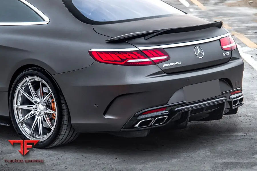 MERCEDES-BENZ C217 S63 & S65 AMG COUPE BKSS STYLE CARBON FIBER REAR DIFFUSER BSD