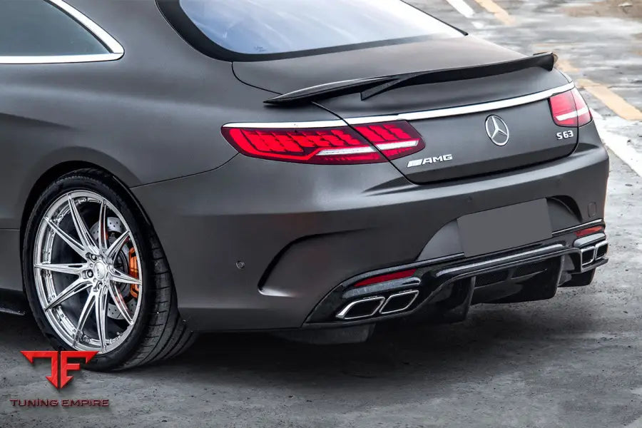 MERCEDES-BENZ C217 S63 & S65 AMG COUPE CARBON FIBER REAR LIP BSD