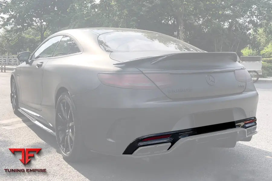 MERCEDES-BENZ C217 S63 & S65 AMG COUPE CARBON FIBER REAR LIP BSD