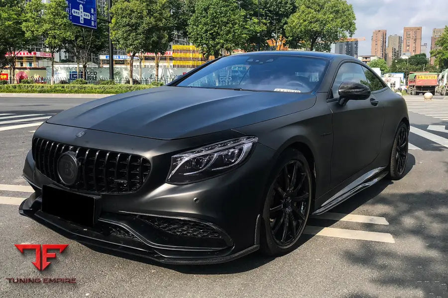 MERCEDES-BENZ C217 S63 & S65 AMG COUPE CARBON FIBER SIDE SKIRTS EXTENSION BSD