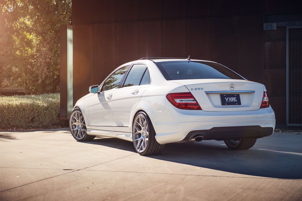 MERCEDES-BENZ C250 on custom forged wheels