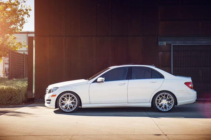MERCEDES-BENZ C250 on custom forged wheels
