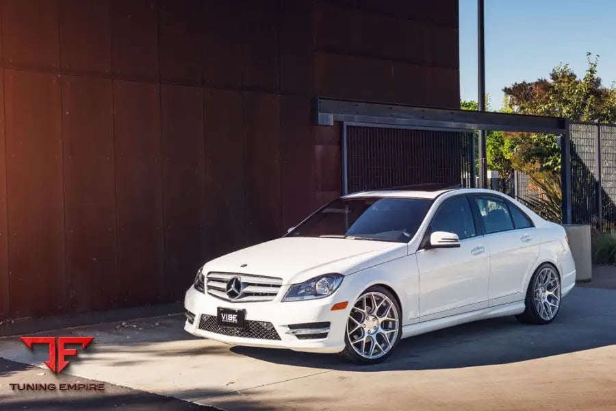 MERCEDES-BENZ C250 on custom forged wheels