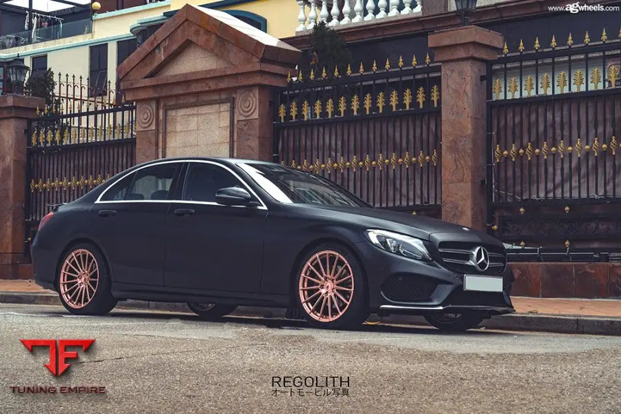 MERCEDES-BENZ C300 on custom forged wheels