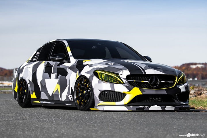 MERCEDES-BENZ C43 AMG on custom forged wheels