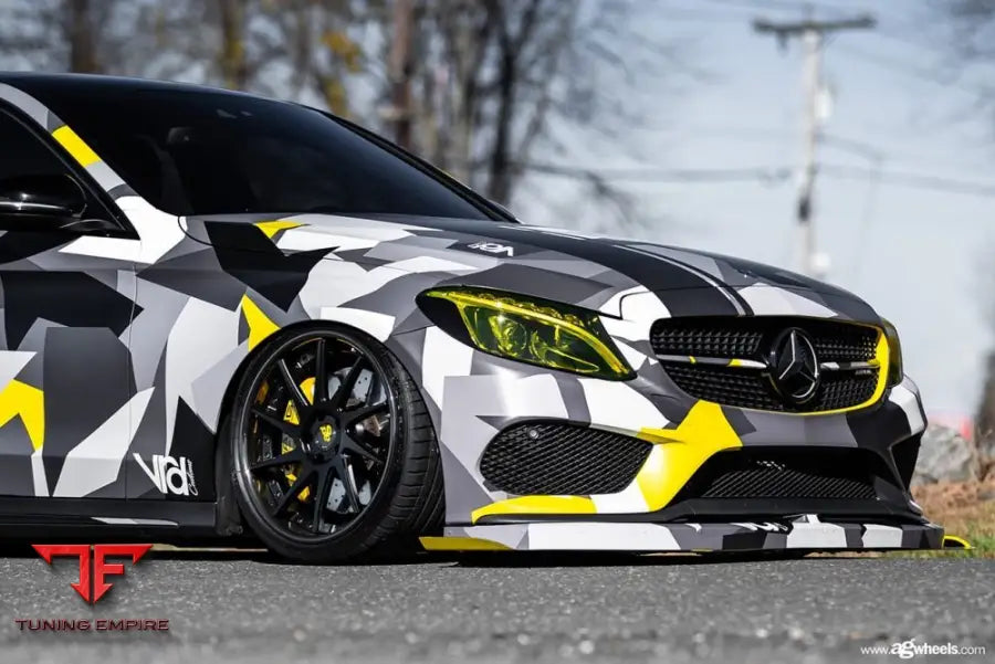 MERCEDES-BENZ C43 AMG on custom forged wheels