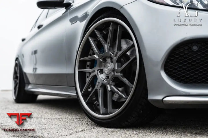 Mercedes-Benz C450 AMG on custom forged wheels
