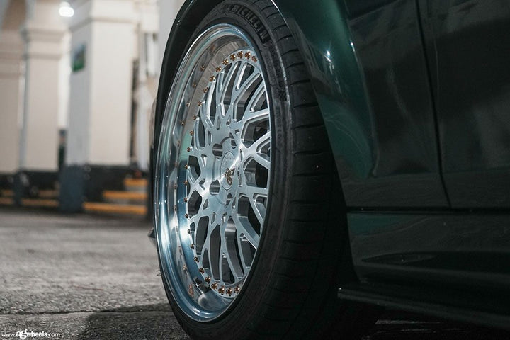 MERCEDES-BENZ C63 AMG ESTATE on custom forged wheels
