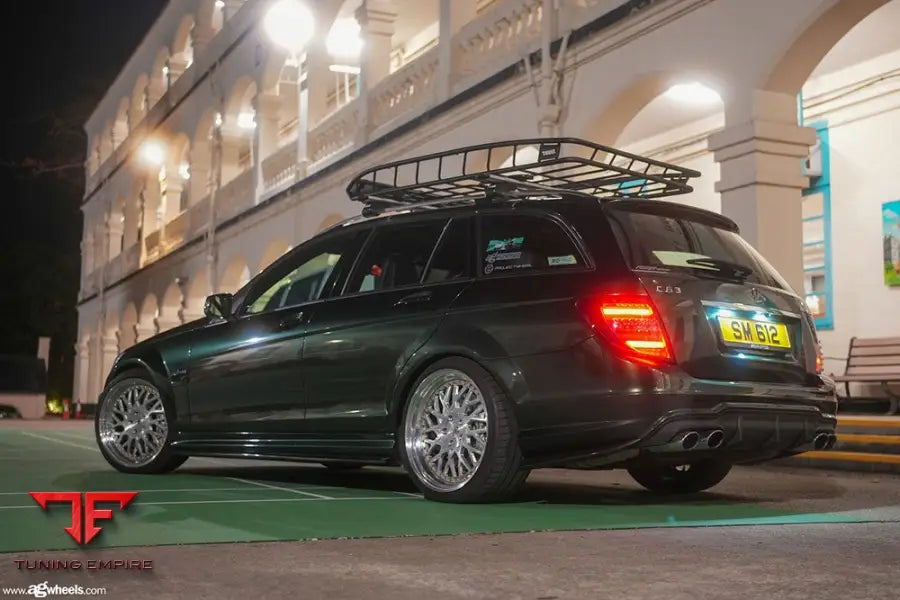 MERCEDES-BENZ C63 AMG ESTATE on custom forged wheels