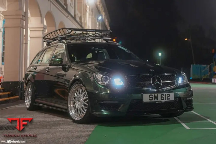 MERCEDES-BENZ C63 AMG ESTATE on custom forged wheels