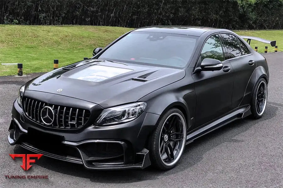 MERCEDES-BENZ W205 C63 & S AMG SEDAN IMP PERFORMANCE PARTIAL CARBON FIBER FULL BODY KIT BSD