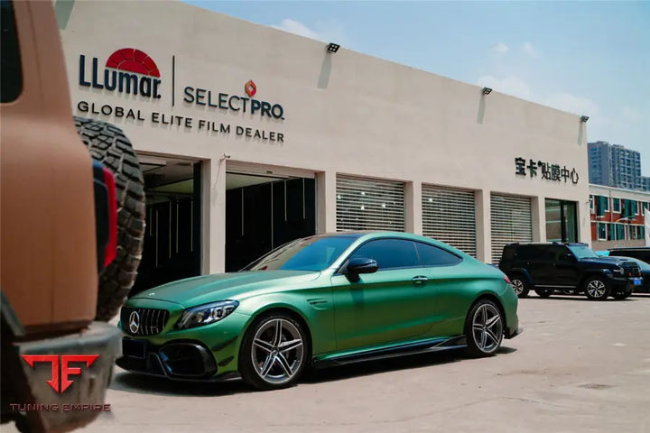 MERCEDES-BENZ C63 C-CLASS COUPE IMP PERFORMANCE CARBON FIBER SIDE SKIRTS BSD