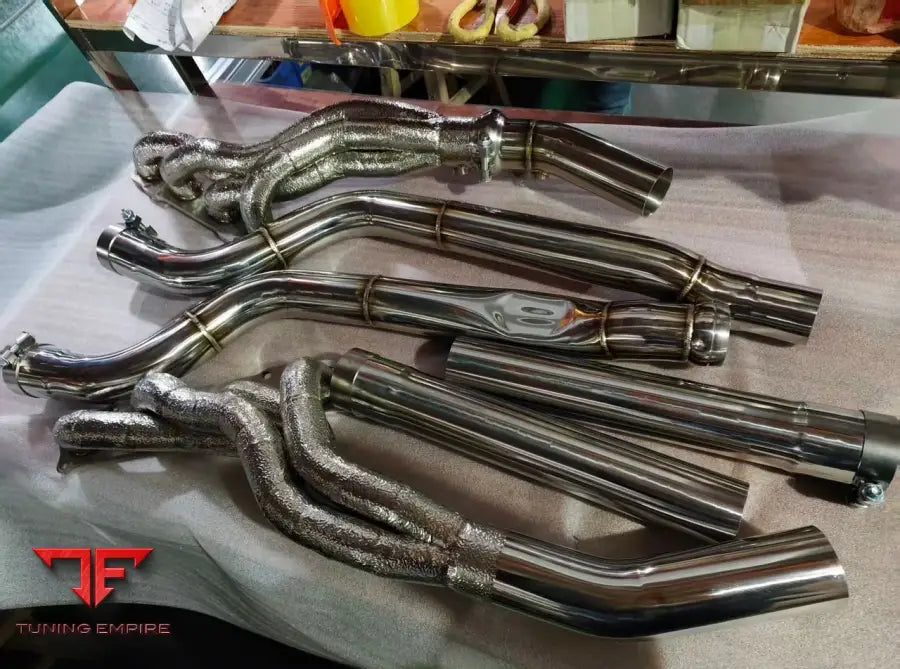 MERCEDES BENZ C63 W204 LONGTUBE HEADERS WITH DOWNPIPES
