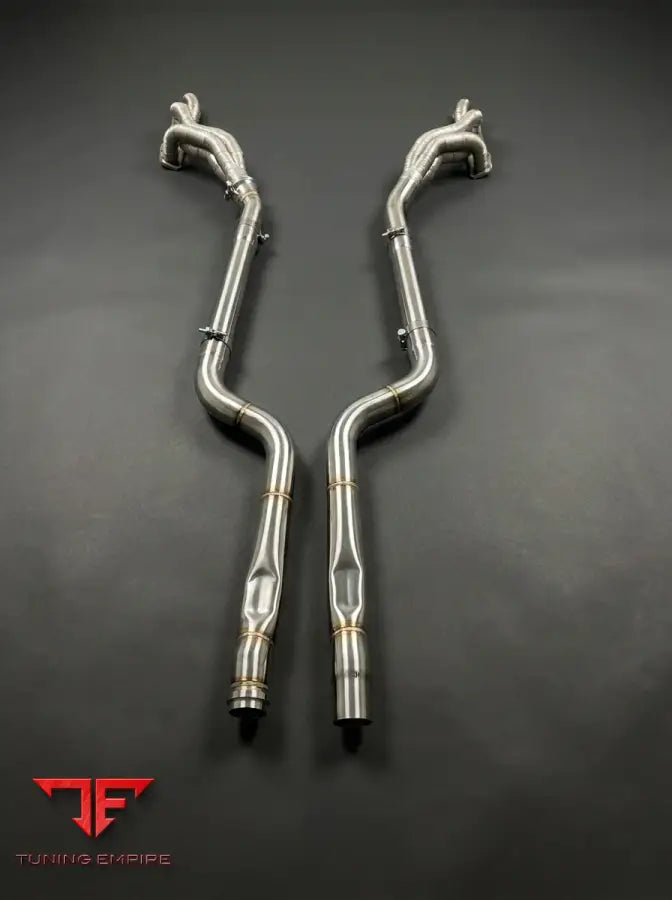 MERCEDES BENZ C63 W204 LONGTUBE HEADERS WITH DOWNPIPES