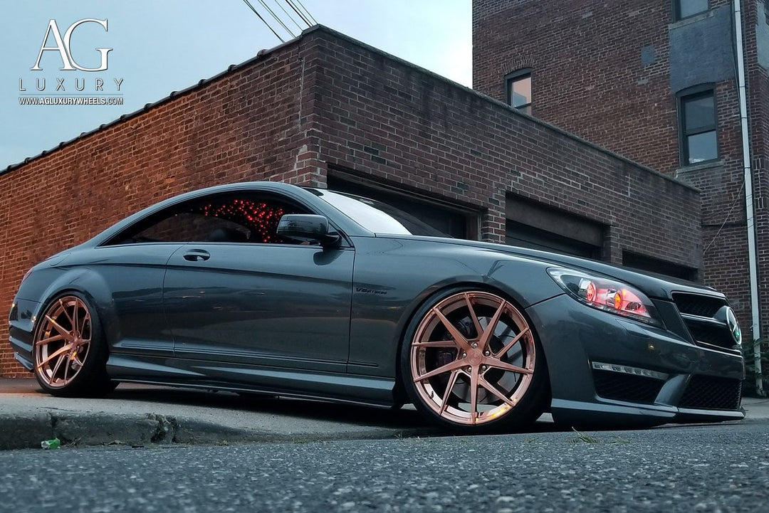 Mercedes-Benz CL63 AMG on custom forged wheels