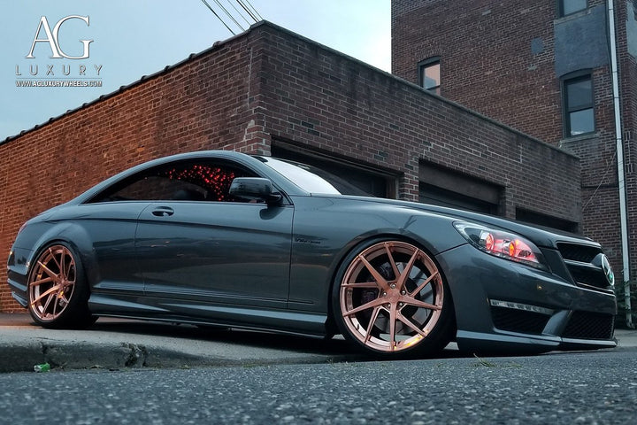 Mercedes-Benz CL63 AMG on custom forged wheels