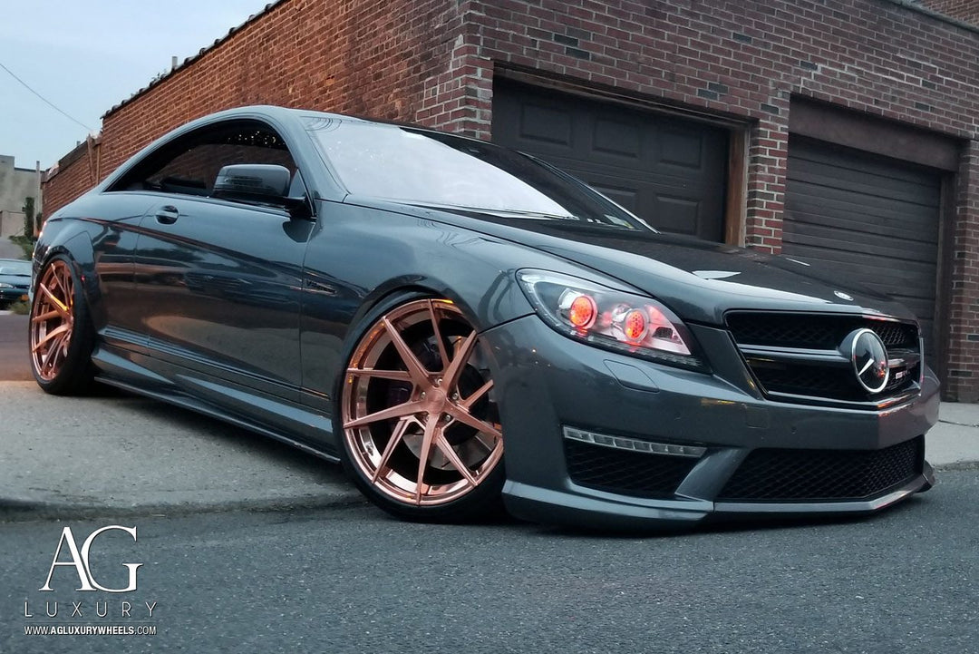 Mercedes-Benz CL63 AMG on custom forged wheels