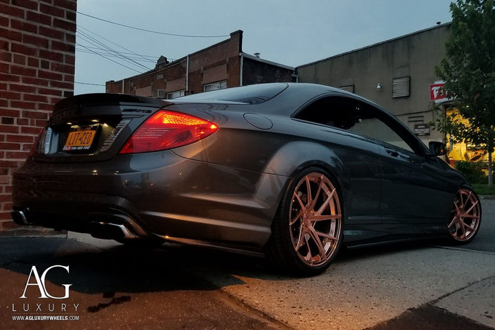 Mercedes-Benz CL63 AMG on custom forged wheels