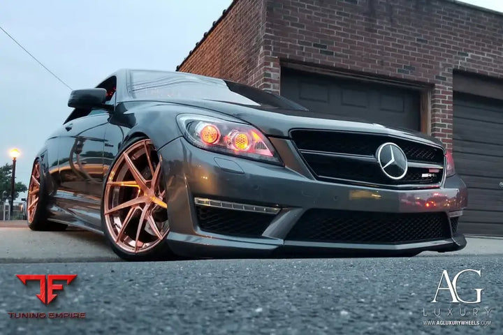 Mercedes-Benz CL63 AMG on custom forged wheels