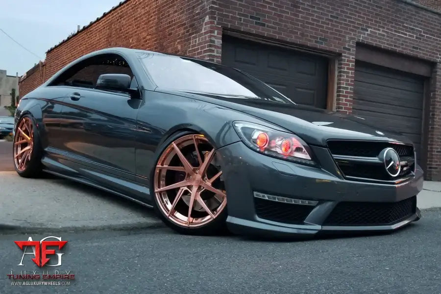 Mercedes-Benz CL63 AMG on custom forged wheels