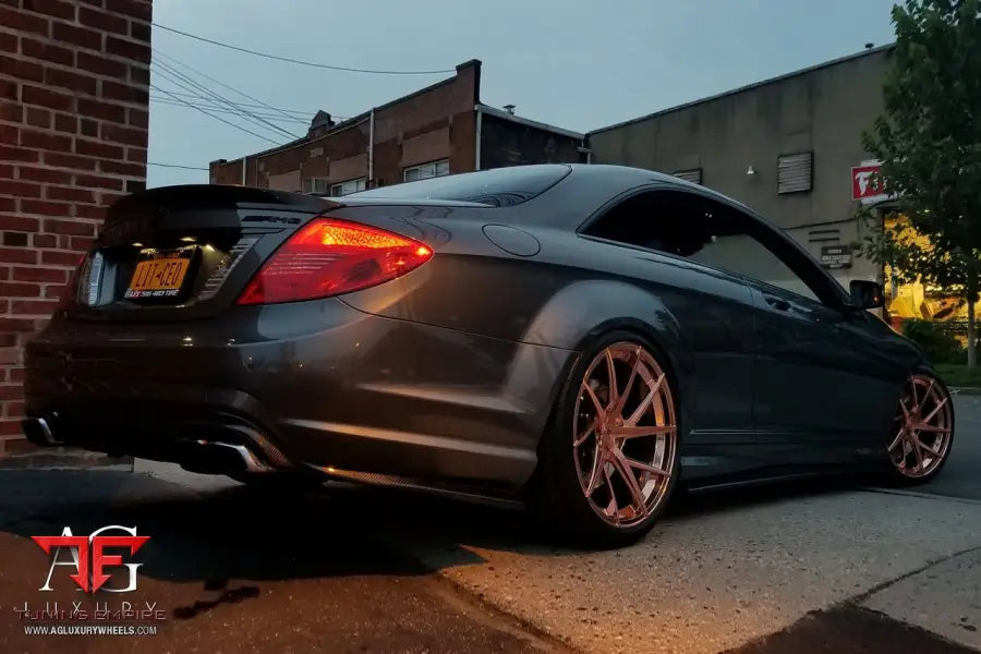 Mercedes-Benz CL63 AMG on custom forged wheels