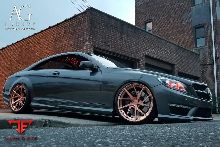 Mercedes-Benz CL63 AMG on custom forged wheels