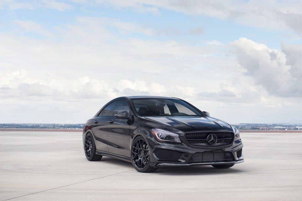 MERCEDES-BENZ CLA 250 on custom forged wheels