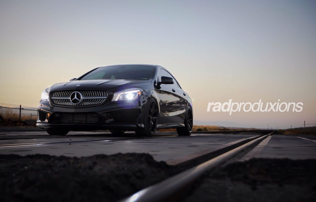 MERCEDES-BENZ CLA 250 on custom forged wheels