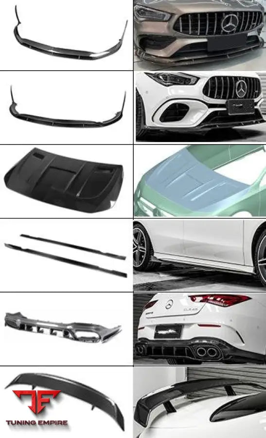 MERCEDES BENZ CLA-CLASS (W118) CARBON FIBER PARTS