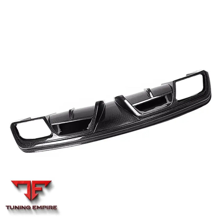 MERCEDES BENZ CLA W117 2014-ON C63 AMG STYLE CARBON FIBER REAR DIFFUSER