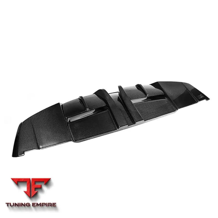 MERCEDES BENZ CLA W117 2014-ON C63 AMG STYLE CARBON FIBER REAR DIFFUSER