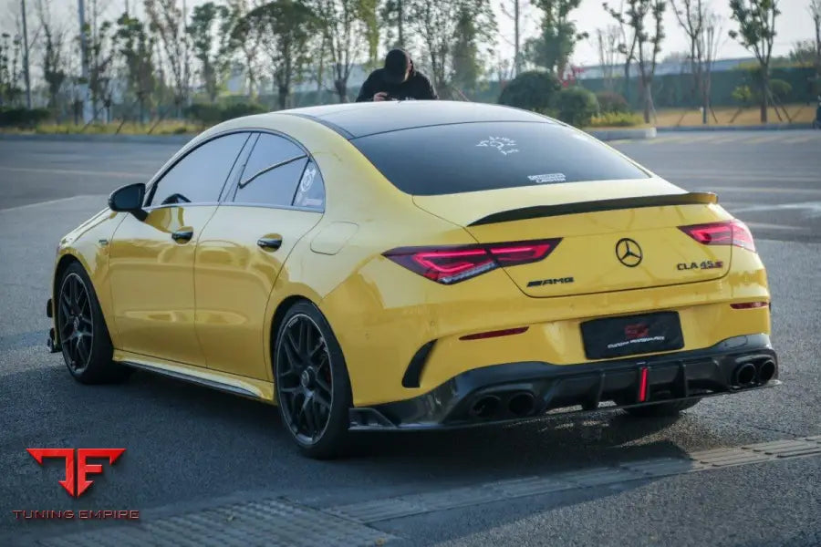MERCEDES BENZ CLA45 CLA45S C118 X118 & CLA35 & CLA250 2020-2024 AE REAR DIFFUSER - Rear Diffuser