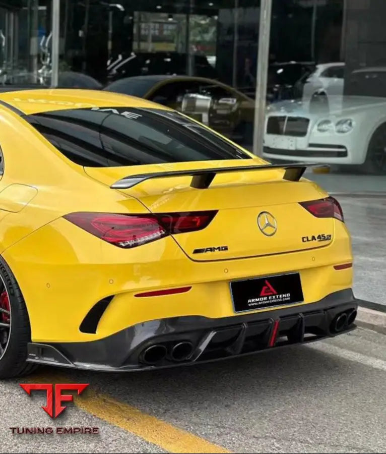 Mercedes CLA C118 carbon rear diffuser