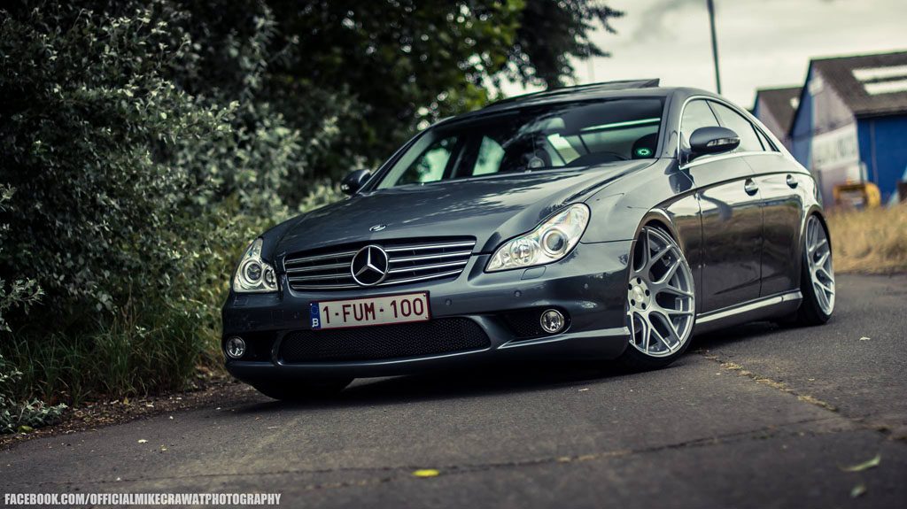 MERCEDES-BENZ CLS on custom forged wheels