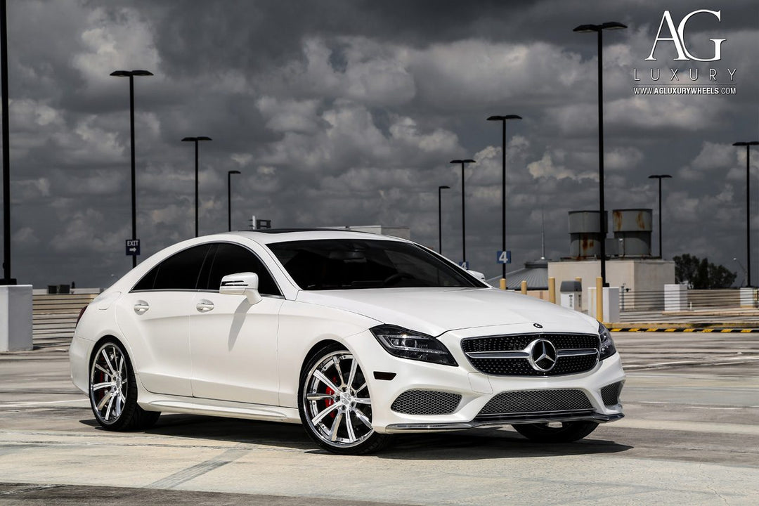 Mercedes-Benz CLS400 on custom forged wheels