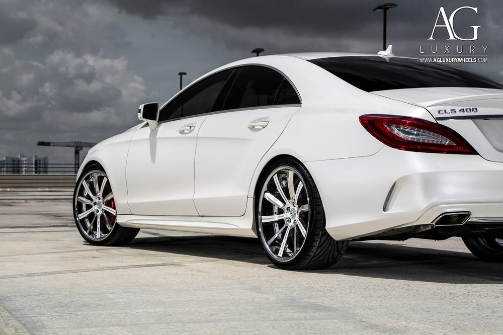 Mercedes-Benz CLS400 on custom forged wheels