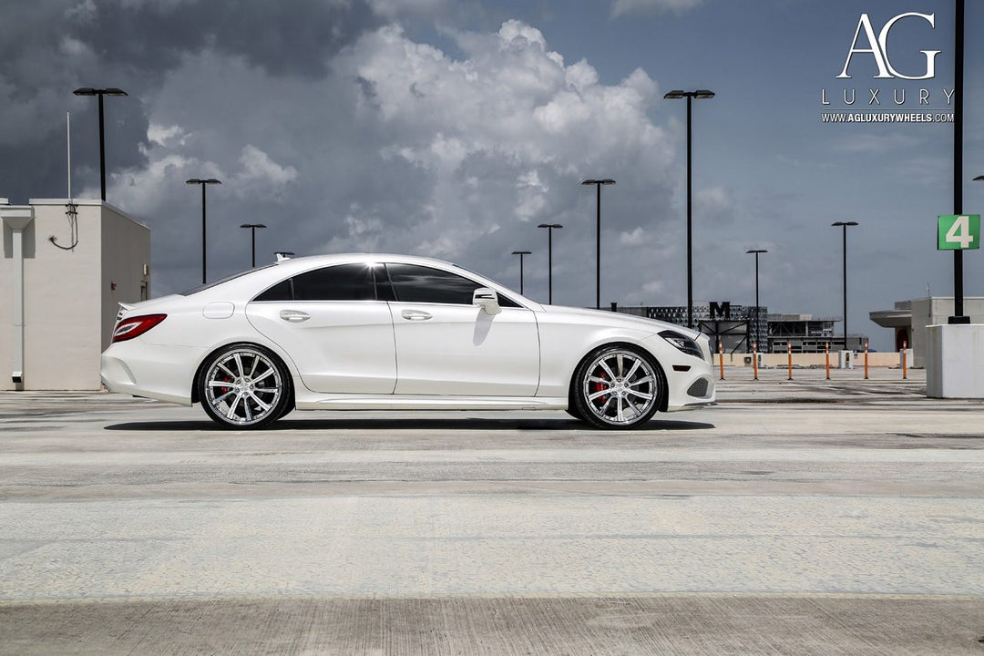 Mercedes-Benz CLS400 on custom forged wheels