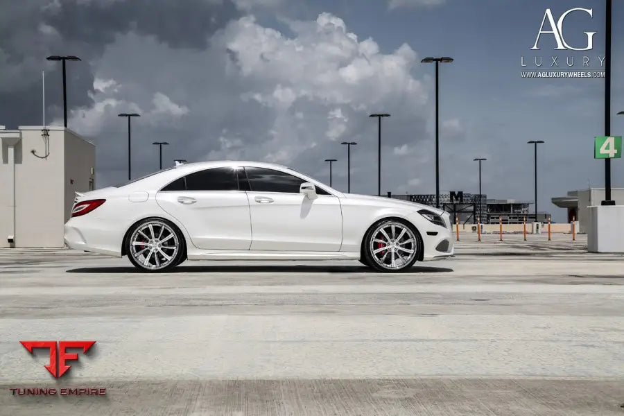 Mercedes-Benz CLS400 on custom forged wheels