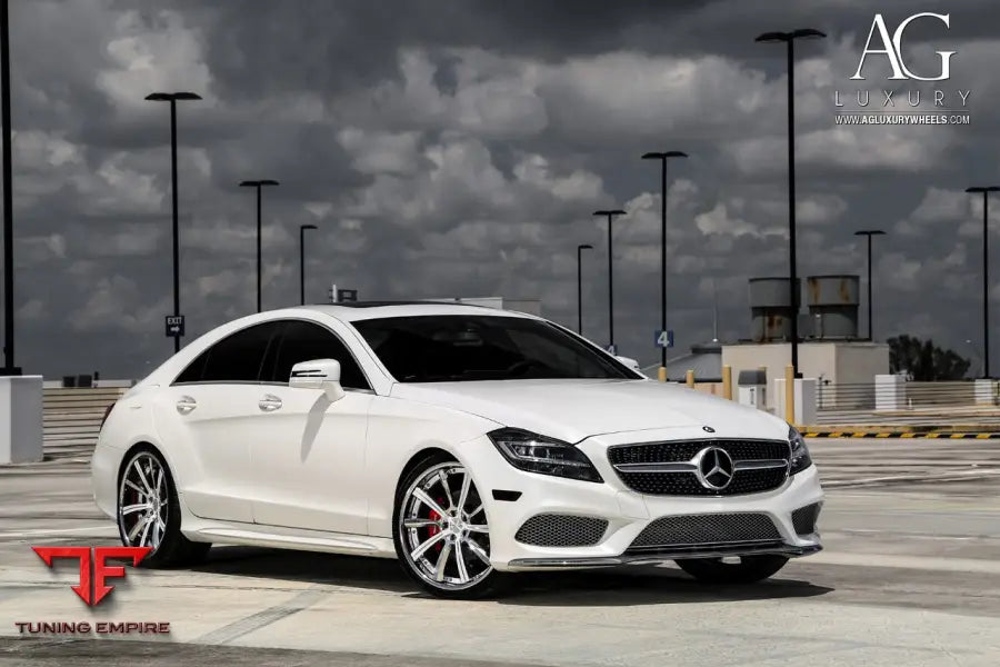 Mercedes-Benz CLS400 on custom forged wheels
