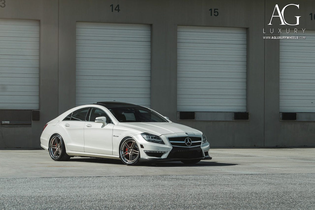 Mercedes-Benz CLS63 AMG on custom forged wheels