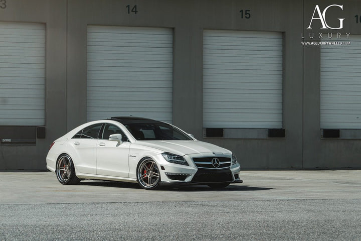 Mercedes-Benz CLS63 AMG on custom forged wheels