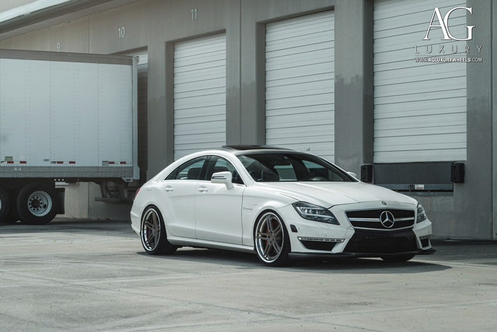 Mercedes-Benz CLS63 AMG on custom forged wheels