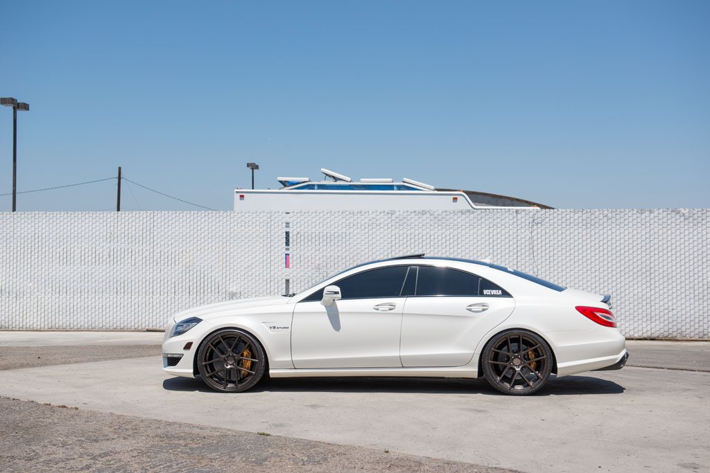 MERCEDES-BENZ CLS63 S AMG on custom forged wheels