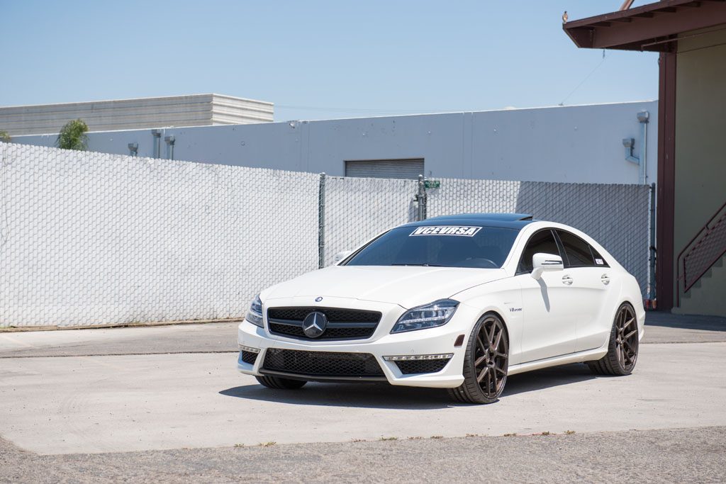 MERCEDES-BENZ CLS63 S AMG on custom forged wheels