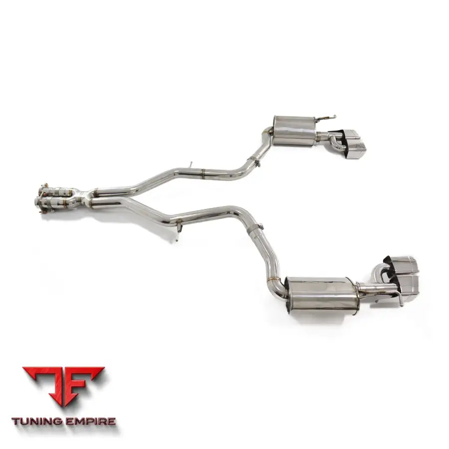 MERCEDES BENZ E-CLASS AMG E63 W211 TITANIUM CATBACK RAZOR EXHAUST WITHOUT MUFFLER VALVE