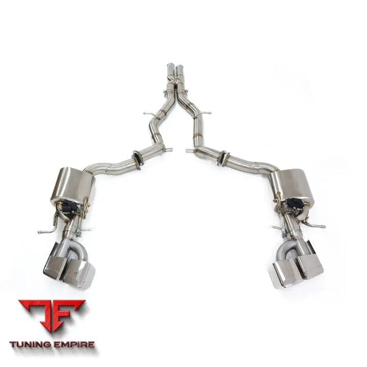 MERCEDES BENZ E-CLASS AMG E63 W212 STAINLESS STEEL CATBACK RAZOR EXHAUST WITH MUFFLER VALVE